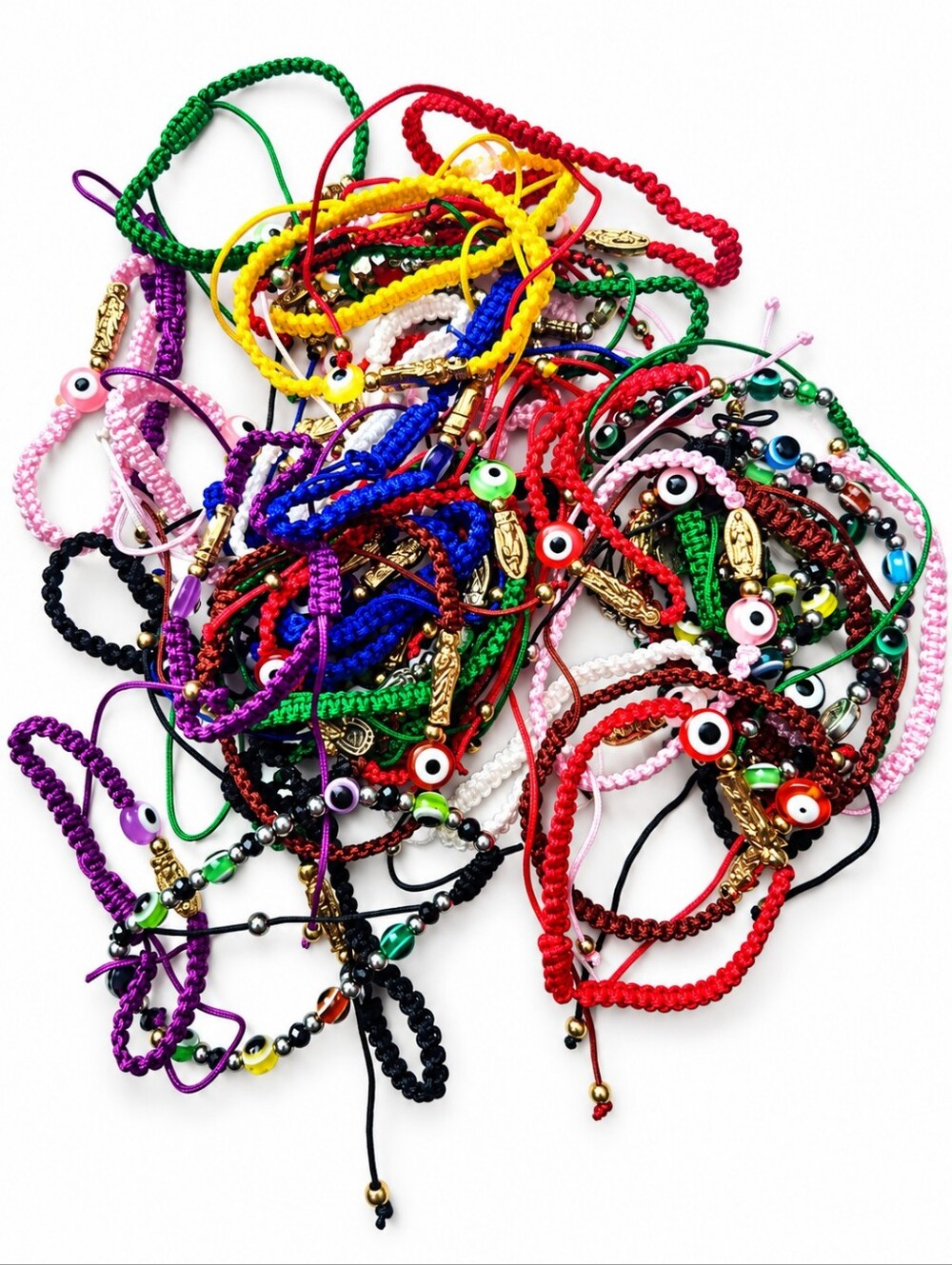 MRS215 HANDmade Evil eye Bracelets (4PC) MADE FOR ONLY FANS POSH LIMITED EDITION - Picture 4 of 4